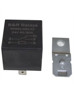 Automotive Relay 24Vdc 40/30A 1C/O metal bracket MINI iso