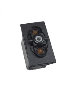Switch Body Double Pole (On) Off (On) 24Vdc 2x Amber Led Independent 10 Term base panel gasket