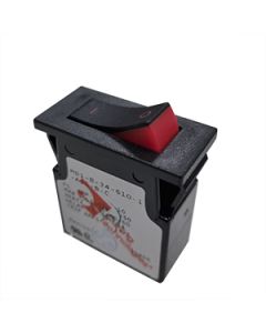 MD1 Series Circuit Breaker Single Pole 25A Red Visi Visible On I/O Rocker Spade Terminals