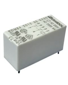 Relay PCB 2 C/O 8A AgNi IP67 Sealed 24Vdc 5mm Pinning