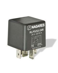 AUTOMOTIVE RELAY 24VDC 22/10A SPCO PLUGIN RESISTOR