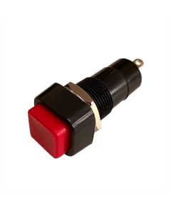 Pushbutton Off-On Maintained Red Solder Terms 