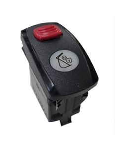 Contura V Locking Switch Single Pole On-None-Off, Red Lock Button 12vdc Red Led 