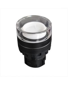 22mm maintained operator Black bezel - with shroud - for illuminated switch assemblies 