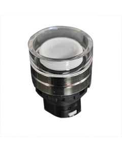 22mm momentary operator Metal Finsh bezel -  with shroud - for illuminated switch assemblies 